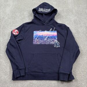 New York Yankees MLB Hoodie Women's Size L Navy Blue Pro Standard